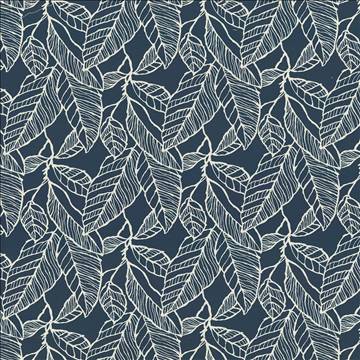 Kasmir Fabrics Banana Leaf Indigo Fabric 